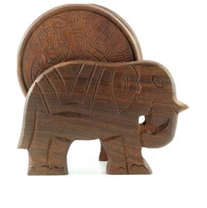 Sous-verres en bois de bambou de haute qualité - Product Image 3