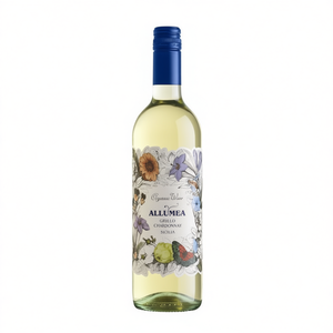 ALLUMEA Grillo Chardonnay Sicilia Bio DOP 750ml Organic White <b>Wine</b> From Italy Harmonious Sicilian Italian <b>Wine</b> 6th Bottling - Product Image 2