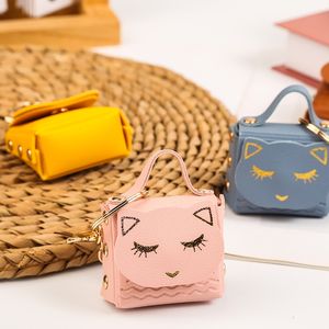 Bolso personalizado llavero colgante decoración auricular bolsa de dibujos animados llavero de cuero bolsa de almacenamiento monedero encanto - Product Image 2