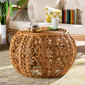 Modern Eco-Friendly Durable Natural Rattan Coffee <b>Table</b> Handcrafted From Vietnam - Product Image 4