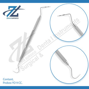 Probex YO 9 CC Instrumentos periodontales terminados Curetas dentales Gracey Periodontal Dental Quirúrgico Fabricante Pakistán - Product Image 3