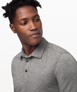 Maillot de golf en coton brodé à motifs solides avec logo personnalisé de haute qualité pour hommes - Product Image 3