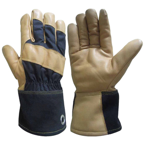 Hot Sale Cowhide Leather Eco-Friendly Thermal <b>Touchscreen</b> Needle Detection Four Seasons Outdoor Plain Work <b>Gloves</b> Heavy Duty - Product Image 1