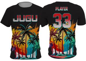 Camiseta personalizada sublimada de alta calidad Dry Fit con tejido de punto estilo deportivo respetuoso con el medio ambiente transpirable precio al por mayor - Product Image 5