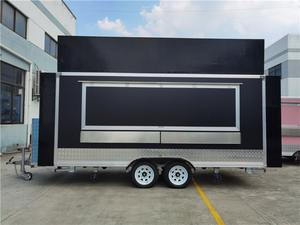 Foodd trailerr รถบรรทุก vann เหล็กชุบสังกะสีแบบ3ล้อ10-12ft สำหรับการทำอาหารเชิงพาณิชย์ใหม่ล่าสุดล่าสุดล่าสุด - Product Image 2