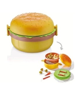 Lonchera para Hamburguesas con Cuchara y Tenedor, una Lonchera Divertida con Cuchara y Tenedor - Product Image 6