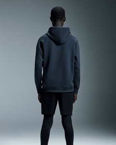 เสื้อฮู้ดแบบสวมหัวของผู้ชายผ้าคอตตอนเนื้อนุ่มผสมโพลีเอสเตอร์แขนยาวปรับได้มีฮู้ดแบบรูดซิปสำหรับฤดูหนาว - Product Image 2