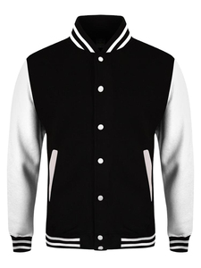 <b>Men's</b> <b>Jackets</b> Wholesale Custom Chenille Embroidery Patch Casual Winter <b>Baseball</b> Letterman Canvas Windproof Breathable - Product Image 5