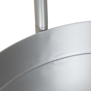 Personalizado hecho a mano fabricante plata polvo recubierto metal maceta soporte mayorista fábrica Venta Directa - Product Image 4