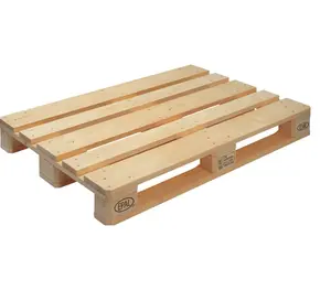 Vierzijdige Gevorkte Europese Stijl Houten Pallet Te Koop Warmtebehandelde 1200*1000 Mm Houten Pallet