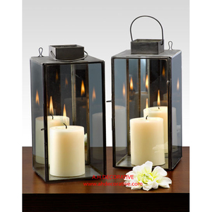 Ferme décorative décors de maison Vintage décoratif mariage géométrique bougie lanterne votive cristal votif bougeoir - Product Image 3