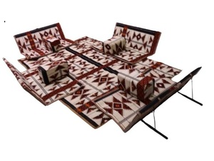 Portable Foldable <b>Floor</b> <b>Seating</b> <b>Cushion</b> Set with Back Support for Meditation, Camping, Picnic and Home Use - Product Image 1