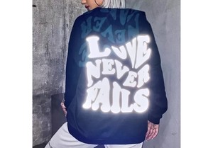 Nueva Llegada, Sudadera de Cuello Redondo con Mangas Regulares, Estampado Animal, Forro Reflectante, Tejido de Poliéster/Algodón, Ropa Urbana de Invierno - Product Image 6