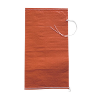 Sac en plastique tissé PP durable et recyclable avec fermeture à cordon pour la construction, le remplissage et le stockage, surface imprimée flexo