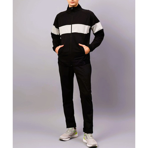 Survêtement en nylon pour hommes, vestes zippées, survêtement d'extérieur, quantité minimale de commande bas, coupe-vent en polyester, ensemble deux pièces avec logo personnalisé pour hommes - Product Image 6