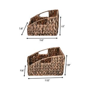 Ensemble de boîtes décoratives en jacinthe d'eau, boîte de rangement artisanale, écologique, naturelle, décoration intérieure et extérieure, vente en gros du Vietnam - Product Image 3