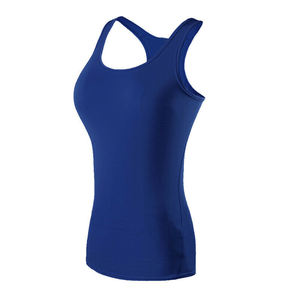 เสื้อกล้ามลำลองสำหรับผู้หญิงเสื้อกล้ามวิ่งเล่นโยคะออกกำลังกายในยิมระบายอากาศได้ดีมีความยาวสั้นดีไซน์ล่าสุด - Product Image 1