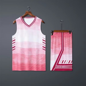 Ropa deportiva de diseño único Bsci poliéster/algodón adultos camisetas de baloncesto pantalones cortos impresos de secado rápido conjunto de uniformes antibacterianos - Product Image 5