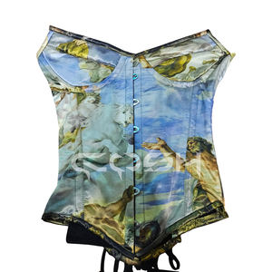 Fournisseur et fabricant de corsets sublimés personnalisés avec imprimés de dieux romains en gros, provenant du Pakistan - Product Image 1