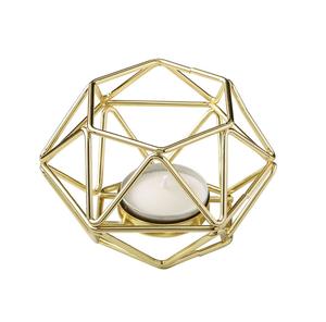 Linterna de metal de alta calidad con acabado dorado con marco de alambre para decoración interior y exterior - Product Image 5