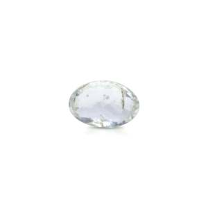 Piedra de Zafiro Blanco Natural de 5.72 Quilates, Corte Ovalado Facetado con Forma de Estrella, Gema Mineral Tratada con Calor - Product Image 2