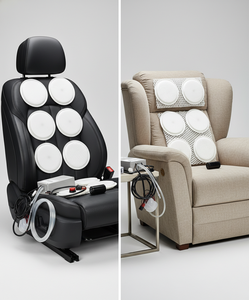 Juego de Masajeador Inflable con Vibración AKEE para Mercedes Benz Sprinter Van |   Asiento Universal para Automóvil de 12V/24V |   Material de PVC - Product Image 2