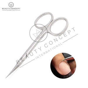 Tijeras de Manicura Rusas para Diestros, de Acero Inoxidable Afilado con Superficie de Corte Curva, Tijeras para Cutículas de Buena Calidad - Product Image 3