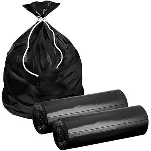 Bolsas de basura personalizadas negras resistentes para supermercados, materiales reciclados, proveedor de Vietnam - Product Image 4