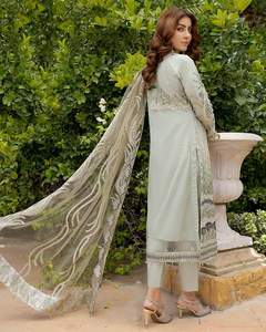 ชุดเดรสออกงานแบบทางการสำหรับผู้หญิงชุดเดรสออกงานกลางคืนสไตล์ซาลาปากีสถานซาลวาร์ Kameez แบบใหม่หรูหราหรูหรา2106 - Product Image 5