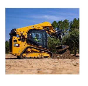 Cargadora de dirección deslizante Caterpillar 265 usada con sistema de orugas y capacidad para manipulación de bloques de hormigón - Product Image 5
