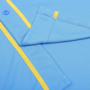 Dernier design Maillot de baseball pour hommes à bas prix Maillot de baseball à sublimation de couleur unie et de taille personnalisée Uniformes de chemise - Product Image 6