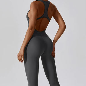 Mono Deportivo de Alta Calidad para Mujer, Traje de Yoga de Una Pieza, Body Deportivo sin Mangas, Ropa de Fitness - Product Image 5