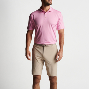 Alta calidad 100% algodón hombres para Polos diseño personalizado antiarrugas con logotipo bordado sólido último estilo de moda - Product Image 3