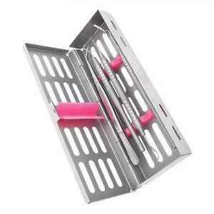 Kit de Examen Dental de 4 Piezas: Incluye 1 Pinza, 1 Espejo, 1 Mango, 1 Escalador y 1 Sonda - Manual, de Acero Inoxidable Quirúrgico - Product Image 3