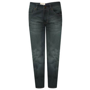 Custom Cowboy Jean Pants Men's <b>Stretch</b> Jeans Slim Fit Straight Business Plus Size Formal Casual Men Jeans - Product Image 1