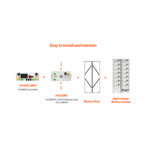 شحن سريع ، بجهد عالٍ 5 V رف جهد عالي 2 كيلو وات 100 كيلو وات/ساعة 157Kwh ، بطارية تستخدم بجهد 280 أمبير/ساعة Lifepo4 - Product Image 4