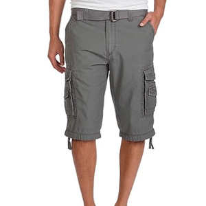 High Quality Best Selling Men's <b>Elastic</b> <b>Waist</b> 100% Cotton <b>Cargo</b> <b>Shorts</b> Breathable Quick Dry Training Wear Casual Use - Product Image 6