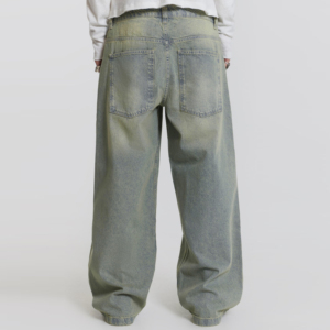 2025กางเกงยีนส์ทรงหลวมสำหรับผู้ชาย, กางเกงยีนส์ทรงหลวมระบายอากาศได้ดี - Product Image 3