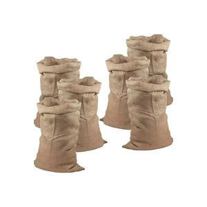 Venta al por mayor bolsas de compras de yute reutilizables biodegradables duradero ecológico elegante asas fuertes exportación suministro a granel - Product Image 5