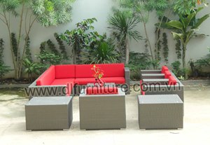 Ngoài trời PE mây <span class=keywords><strong>sofa</strong></span> thiết lập cho thư giãn vườn cho sân khách sạn Công viên trang trại cho cả gia đình phòng khách sử dụng mùa hè này - Product Image 5