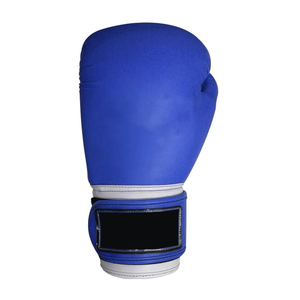 Gants de boxe professionnels en cuir PU durables, couleur personnalisée, évacuation de l'humidité, doigts complets pour la fermeture, pour Muay Thai en extérieur - Product Image 5