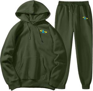 Trajes Deportivos de Invierno para Hombre con Logotipo Personalizado OEM, Felpa Francesa Gruesa y Pesada, 100% Algodón, Trajes Deportivos Extra Grandes - Product Image 3