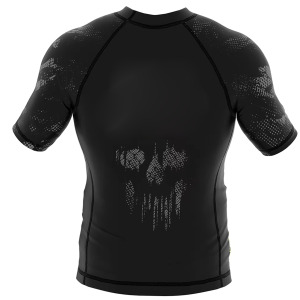 T-shirt de compression à manches courtes pour homme, tissu écologique à séchage rapide, rashguard MMA, extensible, pour le sport, la salle de sport et les activités de plein air - Product Image 3