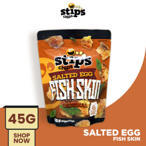 Top Export Quality Wholesale Stip's Chips <b>Salted</b> <b>Egg</b> <b>Fish</b> <b>Skin</b> Original 45g - Product Image 3
