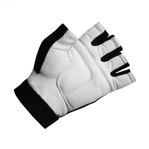 Guantes de levantamiento de pesas personalizados Guantes de cuero al por mayor de Pakistán Transpirable Hombres Mujeres Deporte Fitness Gimnasio Guantes de ejercicio - Product Image 2