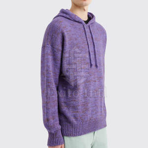 เสื้อฮู้ดผ้าขนแกะลำลองของผู้ชายมีสีเดียวในสามสีขนาดใหญ่พิเศษดีไซน์ใหม่เสื้อผ้าแฟชั่นสำหรับฤดูหนาวพร้อมเทคนิคย้อมธรรมดา - Product Image 5