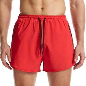 Short de gymnastique athlétique décontracté pour hommes pour Fitness Basketball Football Workouts-Short de course d'été Taille élastique Beach Boxer Short - Product Image 2