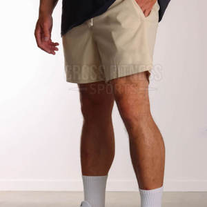 Pantalones cortos de malla para hombre 2025, Diseña tus propias camisas de malla con logotipo personalizado en color liso para la venta en línea - Product Image 3