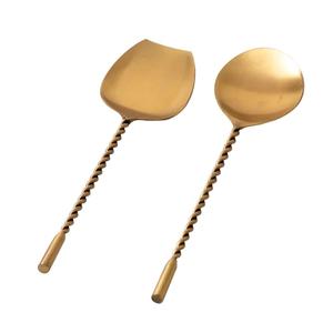 <b>Golden</b> Finishing Elegant Design Metal <b>Cutlery</b> <b>Set</b> For Home Hotel Restaurant Tableware Catering Serving Flatware <b>Cutlery</b> <b>Sets</b> - Product Image 4