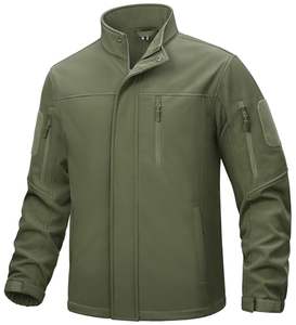 Veste tactique OEM avec veste softshell coupe-vent pour homme, impression, tissu à séchage rapide, tailles plus grandes, vestes universitaires - Product Image 1